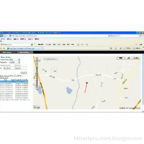 Applicable GPS Tracking Software for Vehicle Personal Motorcycle (TS20)